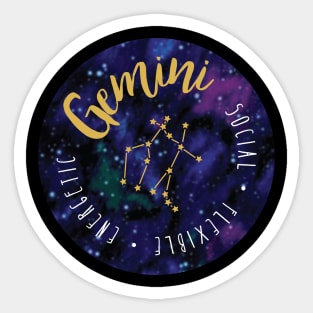 Gemini Zodiac Sticker